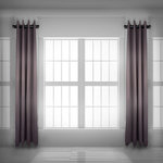 ROD DESYNE - 1.5" dia. Side Curtain Rod 12-20" Long, Set of 2, Black - This side mount curtain rod will add alluring style and refined touch to your window treatment and home decor.