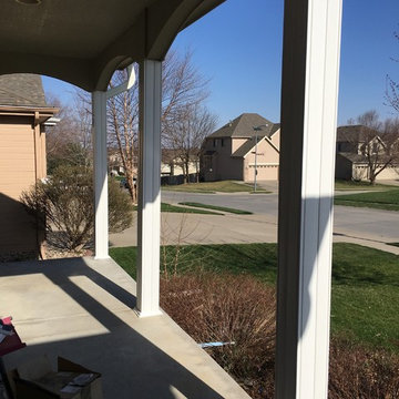 Porch Composite Post and Railing update
