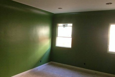 Example of a trendy bedroom design in Los Angeles
