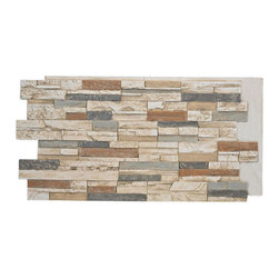 DURANGO FAUX STACKED STONE- 24"H x 48"W - Wall Panels