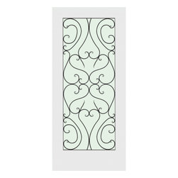 TOPA-ESF1 FIBERGLASS DOOR EXTERIOR GRADE 1-LITE FULL VIEW FLUSH GLAZED FRENCH DOOR WITH LOW-E GLASS (PAINTABLE) - Windows And Doors