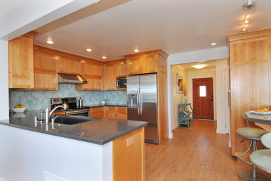 Inspiration for a transitional kitchen remodel in San Diego