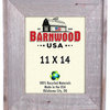 BarnwoodUSA Artisan Picture Frame - 100% Reclaimed Wood, Weathered Gray, 11x14