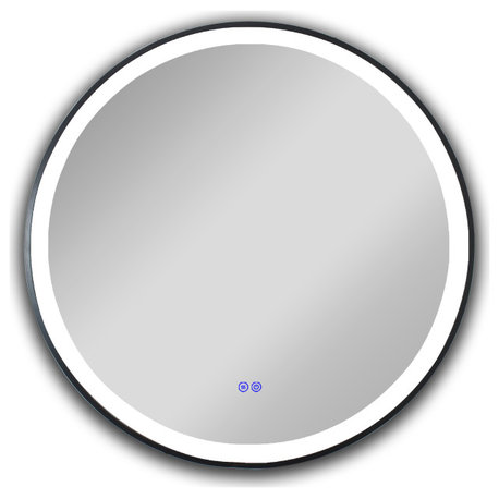 CHLOE Lighting LUMINOSITY Embedded Round TouchScreen LED Mirror