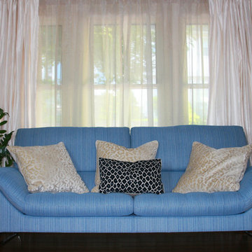 Chinese Dupioni Silk Drapes - Alabaster