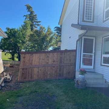 Bearspaw Fence rebuild