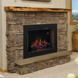 ClassicFlame - ClassicFlame 33-Inch SpectraFire Fireplace Insert & Flush Mount Conversion Kit - - Indoor Fireplaces