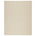 Jaipur Living - Jaipur Living Fetia Natural Solid Cream/ Taupe Rug, 5'x8' - The Bombay collection features an assortment of elevated, natural styles effortlessly blended with inviting and indulgent textures. The Fetia rug showcases a chunky, linear weave of handwoven sisal and wool fibers. Perfect for grounding spaces with an organic and textural feel, this cream and soft taupe rug is light, airy, and extremely versatile.