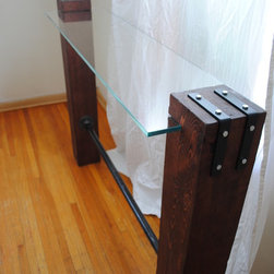 Cedar and Glass Table - Products