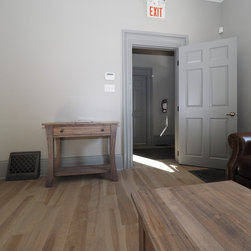 Law Office: Pre-Oiled Engineered Birch in Stone - Engineered Wood Flooring