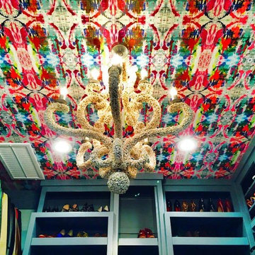 8241 Pink Wallpaper Installations