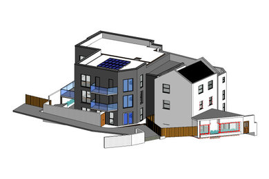 New 3-Storey, Timber Fame Building, Extension, Internal Alterations - Bristol