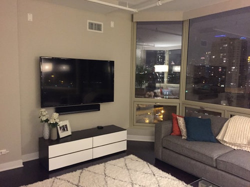 The Space Above A Wall Mounted Tv Ideas Blank