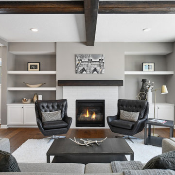Transitional Living Room