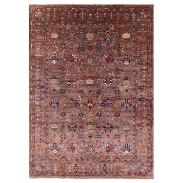 8' 2" X 11' 5" Handmade Persian Tabriz Wool Rug - Q16441