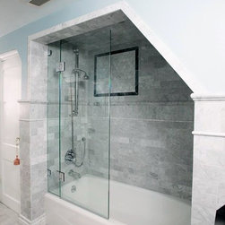 Frameless Splash Panels - Shower Doors