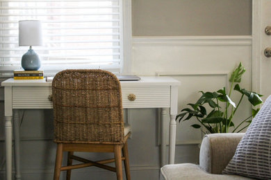 Transitional home office photo in Boston