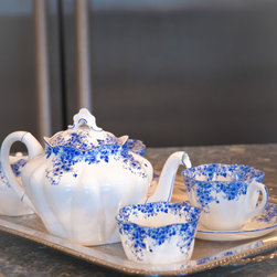 All White Beaded Kitchen - Decorative Plates