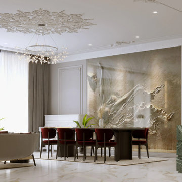 LUXURY APARTMENT INTERIOR DESIGN IN THE PALM JUMEIRAH, DUBAI