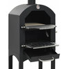 vidaXL Pizza Oven Pizza Maker Pizza Stove with Fireclay Stone Charcoal Fired