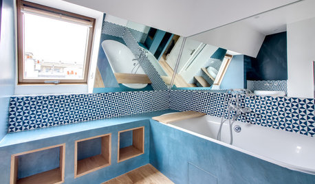 Salle de bains de la Semaine : Plongée dans le grand bleu