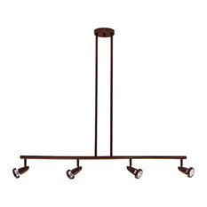 Mirage LED Spotlight Pendant, 4-Light, Bronze