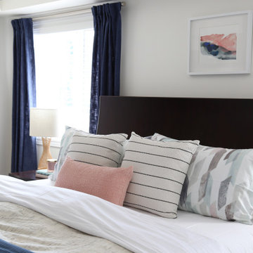Bright and Vibrant Master Bedroom