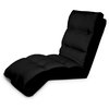 Turbo Convertible Chaise Lounger in Black