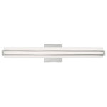 Livex Lighting - Livex Lighting 10193-05 Fulton - 23.5" 32W 1 LED ADA Bath Vanity - Upgrade your bathroom with the sleek, modern lookFulton 23.5" 32W 1 L Polished Chrome Sati *UL Approved: YES Energy Star Qualified: n/a ADA Certified: YES  *Number of Lights: Lamp: 1-*Wattage:32w LED bulb(s) *Bulb Included:Yes *Bulb Type:LED *Finish Type:Polished Chrome