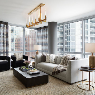 Transitional Living Room