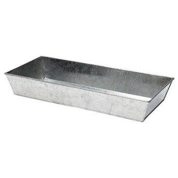 Achla  Small Steel Galvanized Antiqued Tray