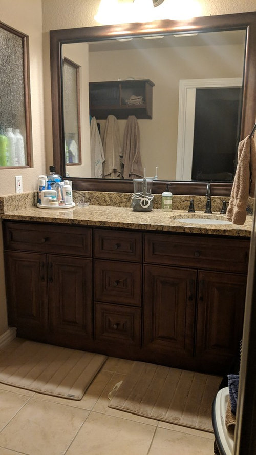 Looking For Master Bathroom Countertop Storage Ideas