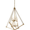 Quoizel VP5208WS Eight Light Foyer Pendant Viewpoint Weathered Brass