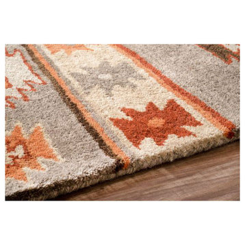 Bronco Hand-Tufted Area Rug, Gray, 8'6"x11'6"