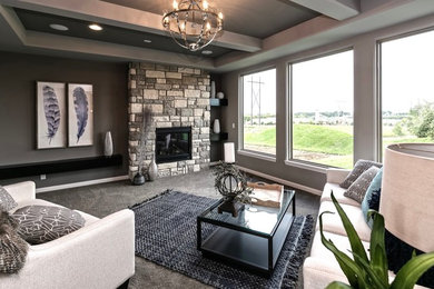 Living room - living room idea in Orange County