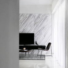 Room Tour: Modern Luxe Details Fill a Living-Dining Area