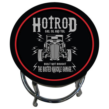 Hotrod Theme Counter Stool