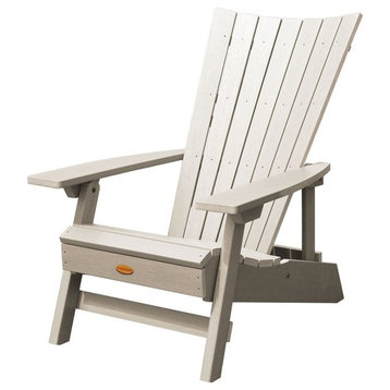 Manhattan Beach Adirondack Chair, Whitewash