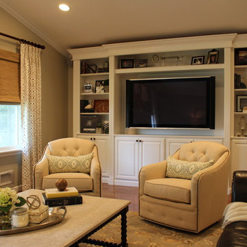 Transitional New Jersey Family Room