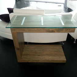 Glass Top Dining and Side Table - Dining Tables
