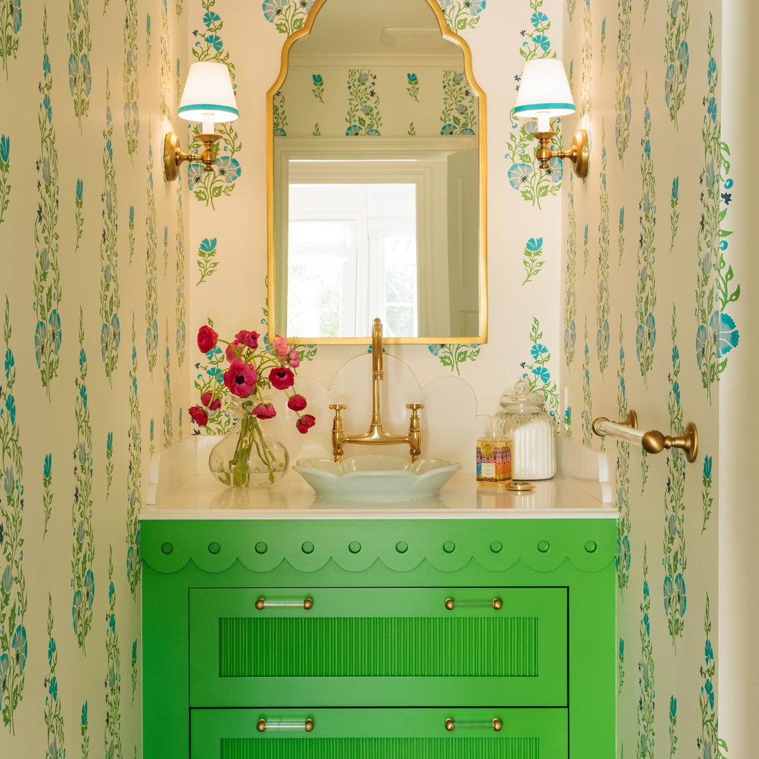 Eclectic Powder Room