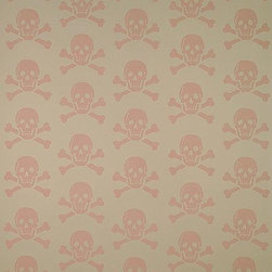 Mauve on Cement - Wallpaper