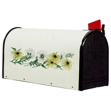 Bacova Fiberglass Wrapped Mailbox, Daisies