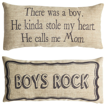 Boy/Son/Baby Reversible Pillow Cover