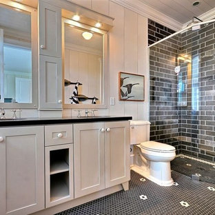 Black And Beige Bathroom Ideas | Houzz