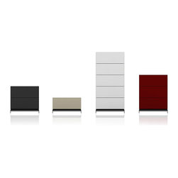 Brix Narrow Storage (Build Your Own) - Nightstands And Bedside Tables