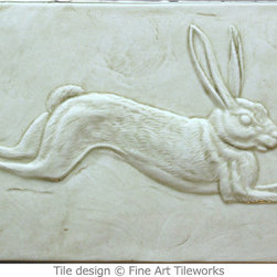 Fine Art Tileworks - Running Hare 6x12 - Tile