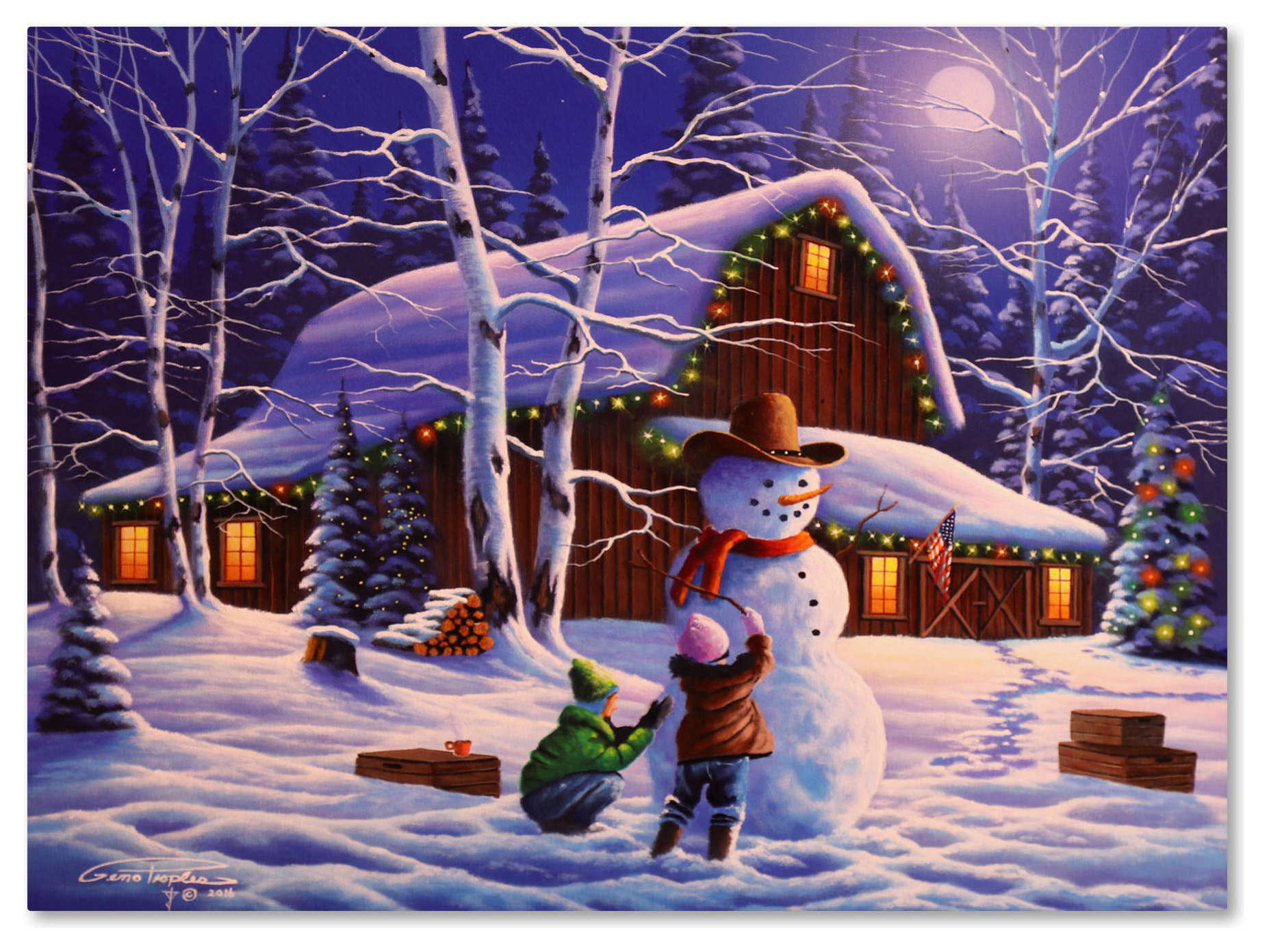Geno Peoples 'The Joy of Christmas' Canvas Art, 32