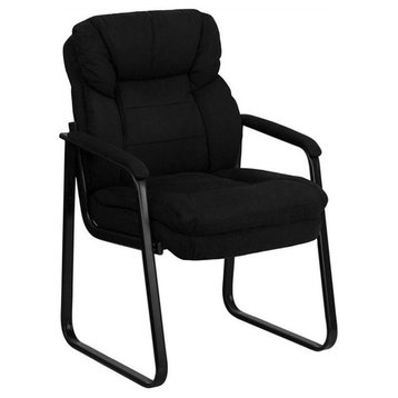 Scranton & Co Exclusive Executive Side Guest Chair in Black