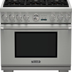 Thermador - Thermador PRG366JG 36" Pro Series Pro Grand Com'l Depth All Gas Range - Gas Ranges And Electric Ranges